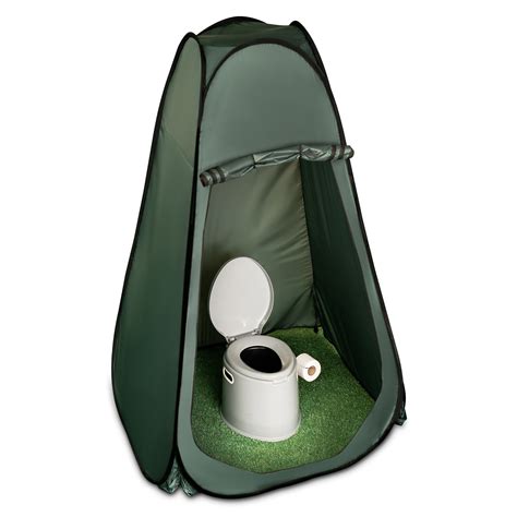 POP UP PRIVACY TENT / PORTABLE TOILET / 20L SOLAR SHOWER / CAMPING WC ...