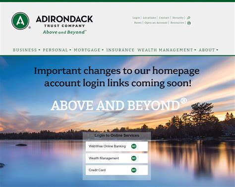 New Account Login Look Coming Soon | Adirondack Trust Company