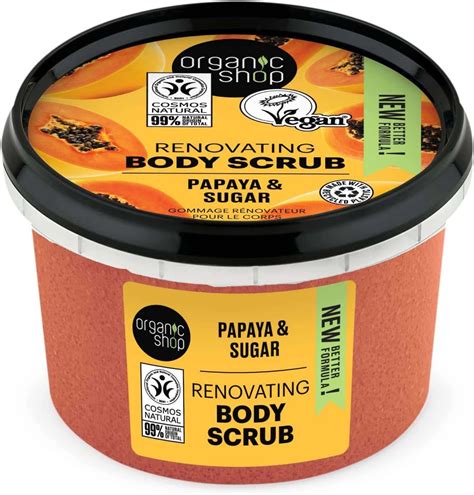 Organic Shop Body Scrub Papaya & Sugar 250 ml | lyko.com