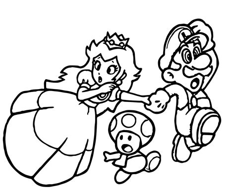 Super Mario coloring page - Download, Print or Color Online for Free