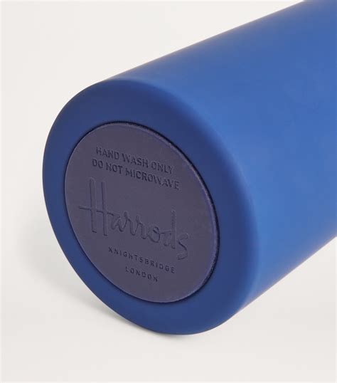 Harrods Navy Logo Water Bottle | Harrods IN