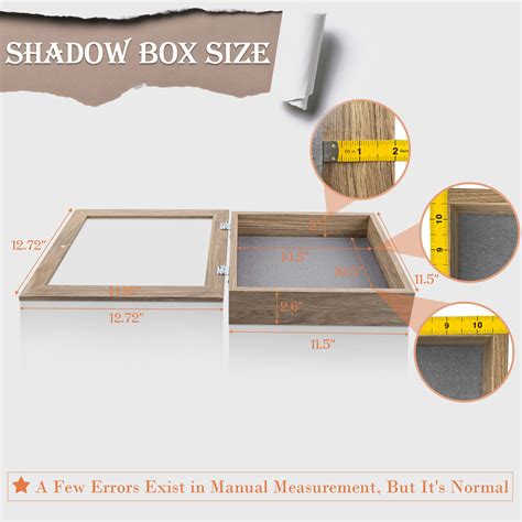 8x8 8x10.5 11x11 11x14 Shadow Box Frame Display Case 2" Depth Collages Mementos | eBay