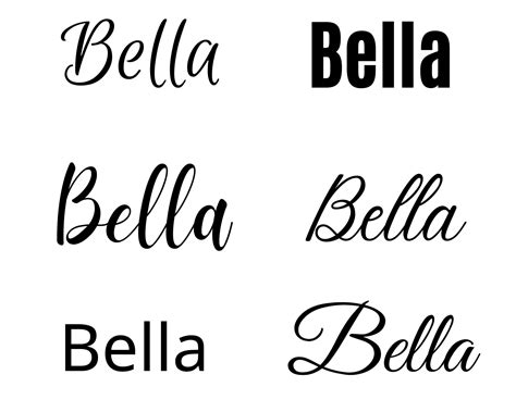 Bella Svg , Bella Baby Name Svg, Bella Wedding Name Svg - Etsy | Noms ...
