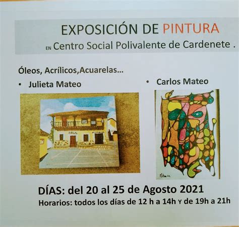 EXPOSICIÓN DE PINTURA DE JULIETA Y CARLOS MATEO