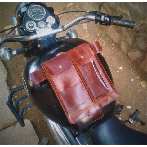 Buy Leather Tank Bag For Motorcycle - Universal Fit