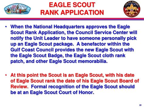 PPT - EAGLE SCOUT RANK APPLICATION PowerPoint Presentation, free ...