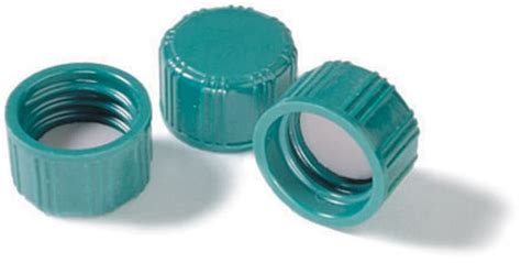 スクリューキャップ、PTFEライナー付きソリッドトップ、100個入り solid green melamine resin cap, F217 ...