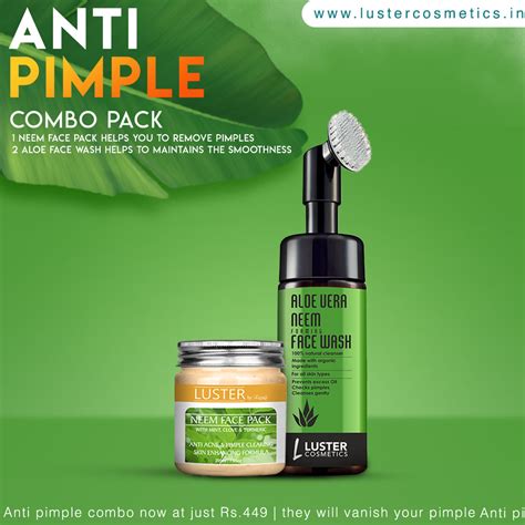 Luster Pimple Fight Combo – Neem Face Pack & Aloe Vera Foaming Face Wa ...