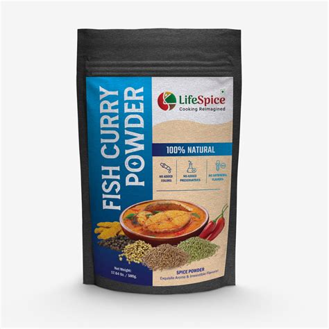 Lifespice Fish curry powder - 500g pouch| With Natural Phytochemicals ...