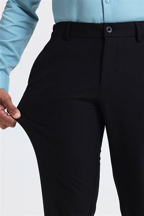 Black Stretchable Pants | Formal pants for Men | Trousers