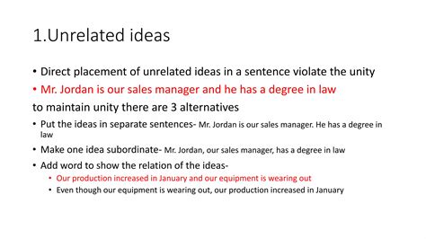 Construction of clear sentences and paragraphs | PPTX