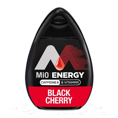 MiO Energy Black Cherry Naturally Flavored Liquid Water Enhancer with ...