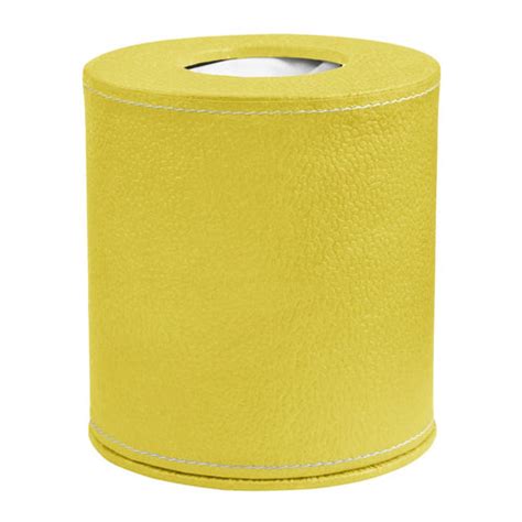 Round Tissue Box – Ecoleatherette