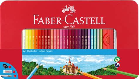 Faber-Castell Colored Pencils Hexagonal Castle 60-pack • Pris