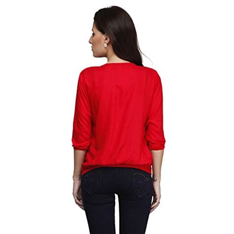 Buy Printemps Women'S Red Tops(Skkt76C-M_Red_Medium) at Amazon.in