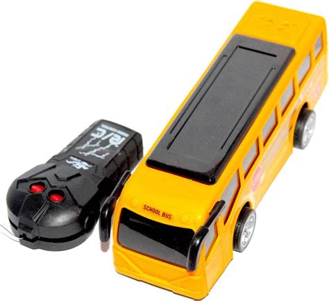 WOW toys Remote Controlled school bus with 3D Lights and wireless ...