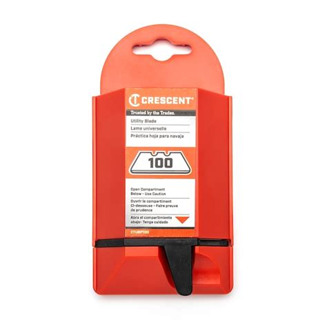 Crescent Carbon Steel Utility Razor Blade(100-Pack) CTUBP100 at Lowes.com