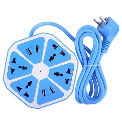 Buy YASHVI TOYS Electric Extension Board with 4 USB Port and 4 Power ...