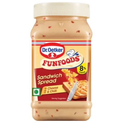 Funfoods Sandwich Spread Veg Cheese & Chilli 250gm Dr.Oetker – JITCO