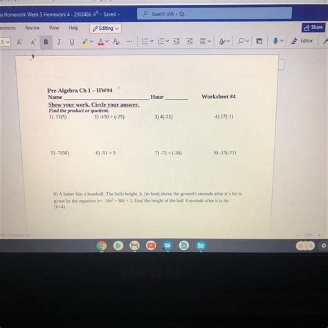 12(5)—150 divided by (-25)4(-22) 175(-1) -7(50) -51 divided by3 -7(50 ...