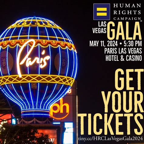 2024 HRC Las Vegas Gala, Paris Hotel and Casino, Las Vegas, 11 May 2024 ...