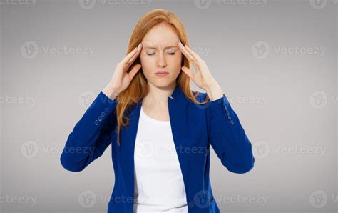 Woman head pain, Female migraine, Unhappy Young Adult Female Wearing ...