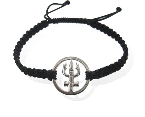 Buy Shiv Trisul Bracelet in Silver Online in India at Best Price ...