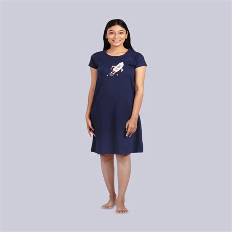 Buy Cotton Night Short Gown for Women | YouthIconz