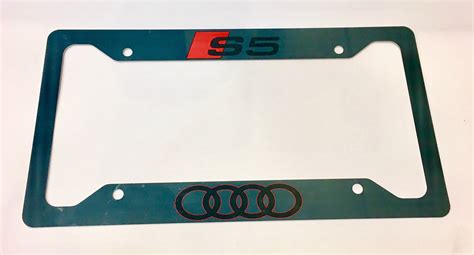 Audi S5 License Plate Frame – Custom Creations