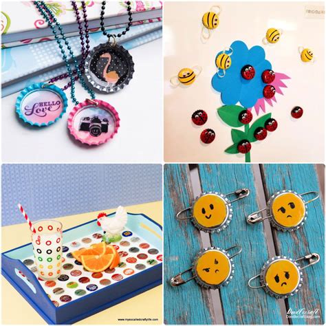 25 Creative Bottle Cap Crafts and Art Ideas