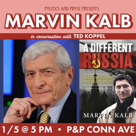 Marvin Kalb — A Different Russia - with Ted Koppel — at Conn Ave ...