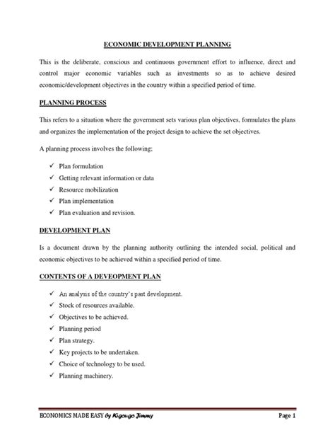 Local Economic Development Plan Sample 的图像结果