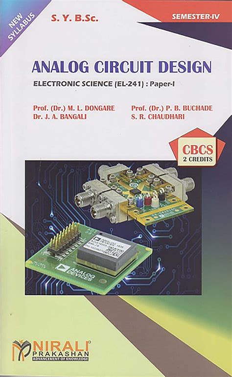 ANALOG CIRCUIT DESIGN Electronic Science (EL-241) : Paper 1 (SY BSc ...