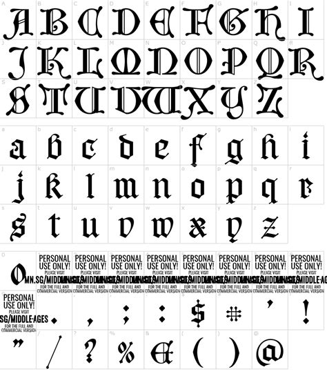 Middle Ages by Måns Grebäck Font Download