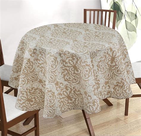 Buy Cotton Candy- Fashion Flavour Round Table Cloth for 4 Seater Dining ...