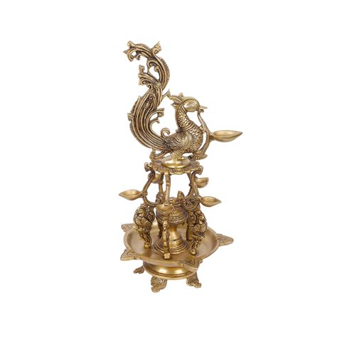 Brass Bird Lamp with Stand – Ragaarts