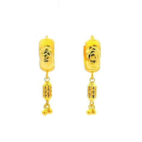 Classy Mesmeric 22K Women Gold Hoops – WHP Jewellers