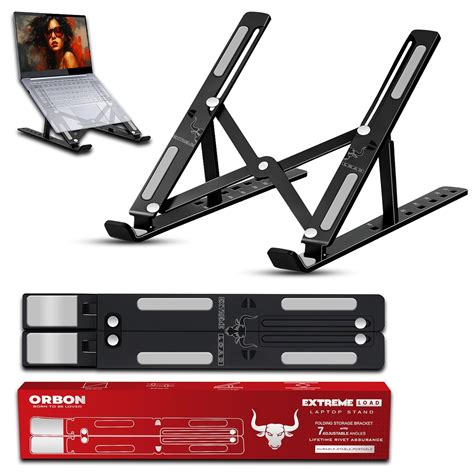ORBON Extreme Load Laptop Stand Metal for Desk & Table – Adjustable ...