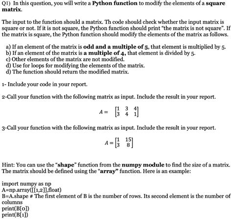 Image result for Matrix Coding Questions in Python