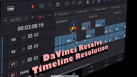 Image result for How to Reduce Timeline Resolution in Resolve