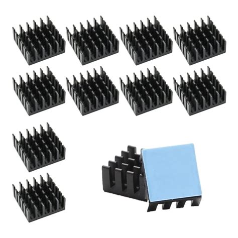 Gadgeter 10pcs Aluminum Heatsink Cooler Circuit Board Cooling Fin For ...