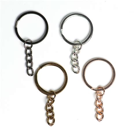 Keychain Ring for Jewellery Making | Size 25mm | 25Pcs – SATRA TRADERS