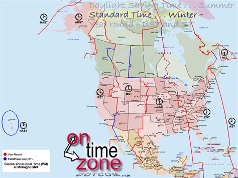 What Are The Time Zones In North America at Austin George blog