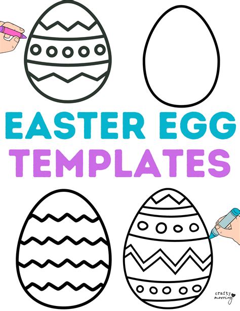 Easter Eggs Free Printable Template - FREE Printable A-Z