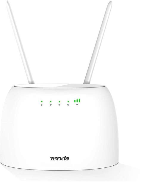 TENDA 4G06 3G/4G Volte N300 Wi-Fi Router, 2 Removable Antennas, Data ...