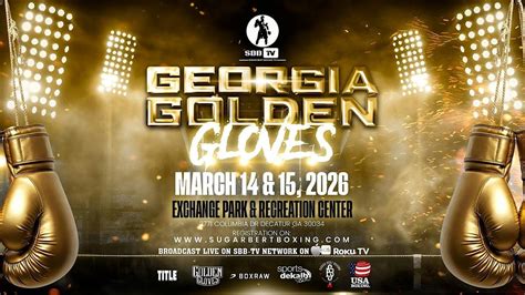 Georgia State Golden Gloves 2026, Exchange Park, Decatur, 14 March to ...