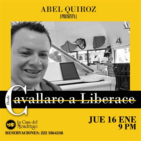 Abel Quiroz presenta "Desde Cavallaro a Liberace" | Casa del Mendrugo