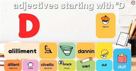130 + Adjectives Start with D: That Start with the Letter D