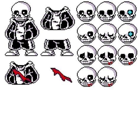 Sans Sprite Sheet Transparent