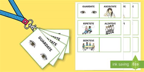 Lanyard Sized Italian Class Management Cards (teacher made)